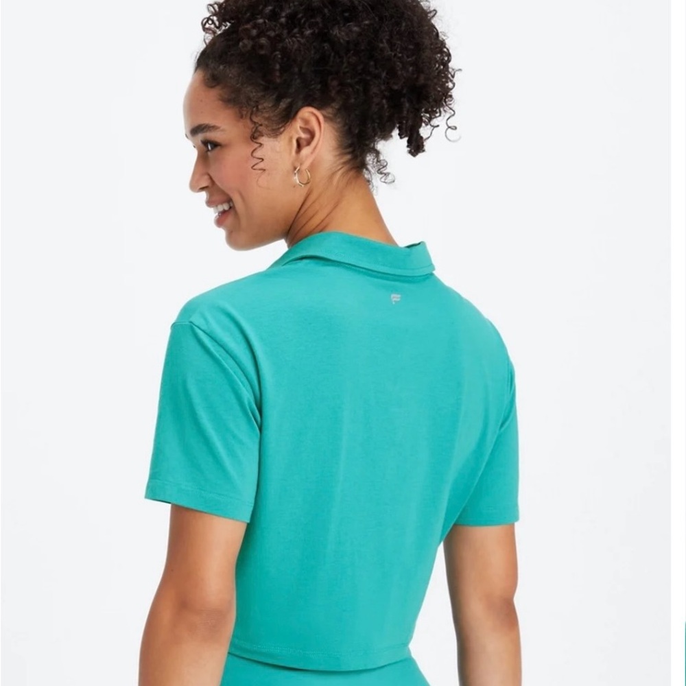 Fabletics Boxy Polo size Large - Picture 2 of 6